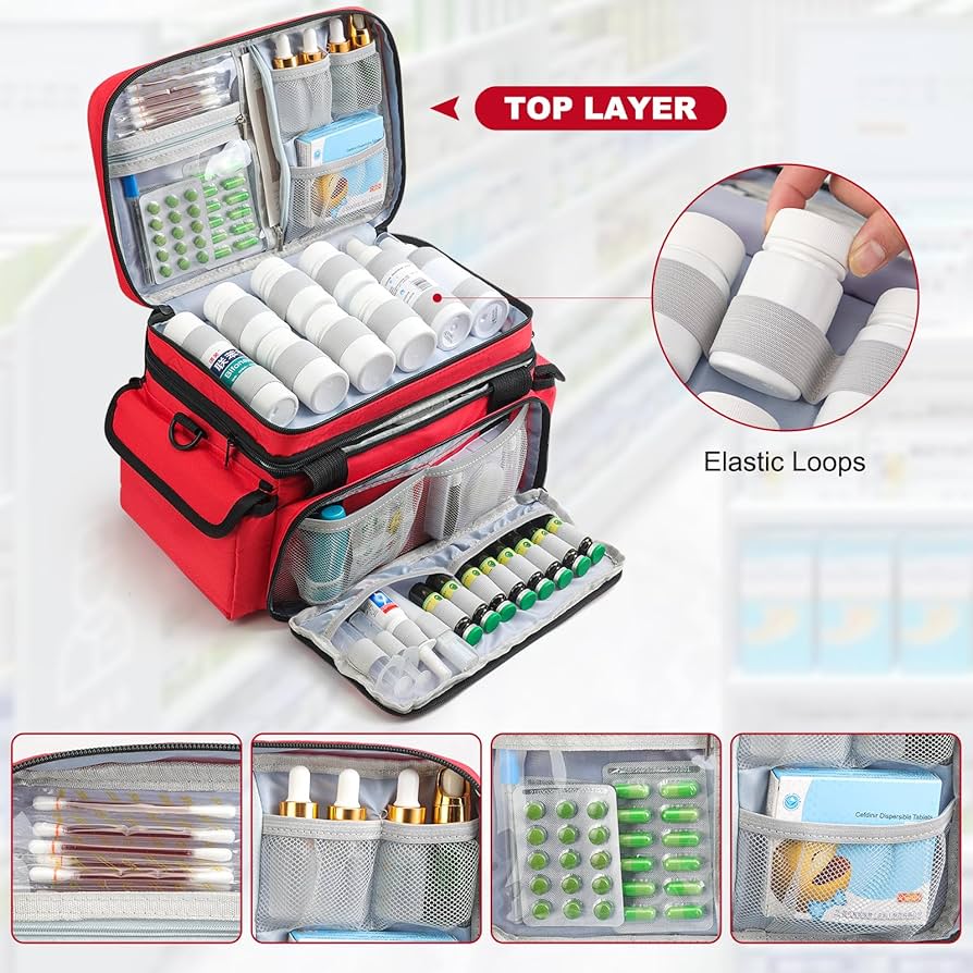bpykrグッドグリーフMedicine Case Amazon.com: XHGWJSX Medicine Organizer with Adjustable